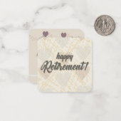 Carte De Correspondance Retraite (Devant/Arrière en situation)