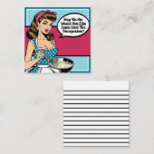 Carte De Correspondance Retro Pinup_ Hey Darlin (Devant / Derrière)