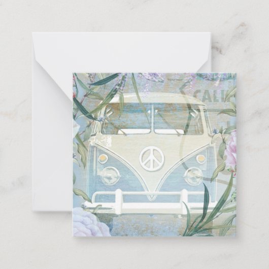 Carte De Correspondance Retro Van (Devant)