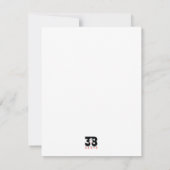 Carte De Correspondance Réveillon de Noël (Dos)