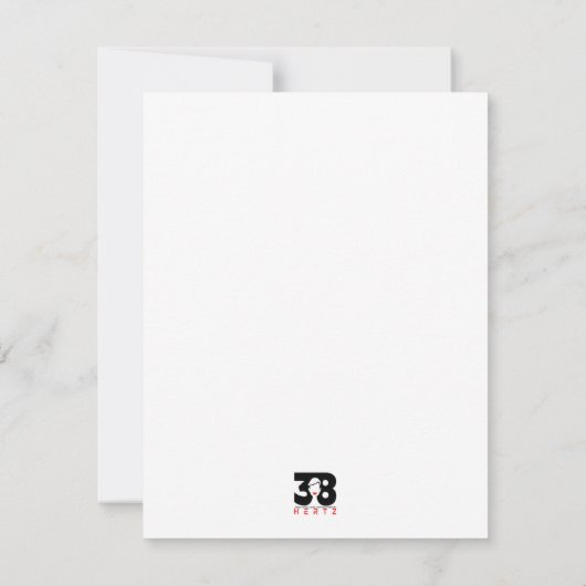 Carte De Correspondance Réveillon de Noël (Dos)