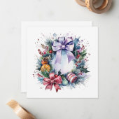 Carte De Correspondance "Rêves de bonbons : Savourer des bonbons de Noël" (Devant/Arrière en situation)