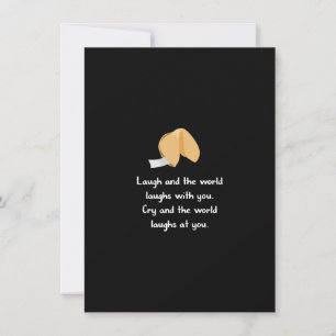 Carte De Correspondance Rire et pleurer
