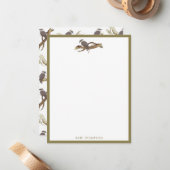 Carte De Correspondance Rire Kookaburra Eucalyptus d'oiseaux australiens (Devant/Arrière en situation)