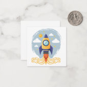 Carte De Correspondance Rocket Launch (Devant/Arrière en situation)