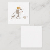 Carte De Correspondance Roi des friandises (Devant / Derrière)