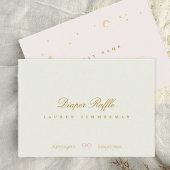 Carte De Correspondance roman de fée élégante baby shower