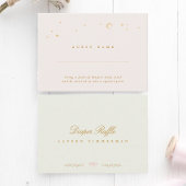 Carte De Correspondance roman de fée élégante baby shower