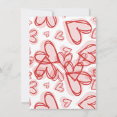 Carte De Correspondance Romantic Personalized Valentine's Day Card (Dos)