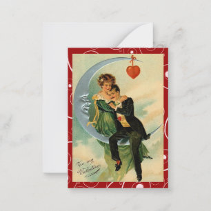 Carte De Correspondance Romantique Vintage Valentine Love Notes