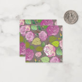 Carte De Correspondance Rose 20 (Devant/Arrière en situation)