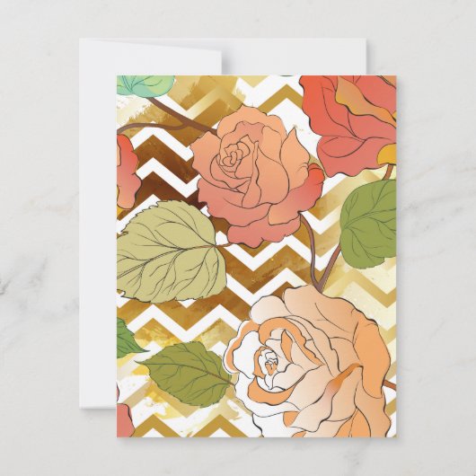 Carte De Correspondance Rose 28 (Dos)