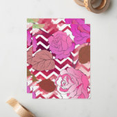 Carte De Correspondance Rose 33 (Devant/Arrière en situation)