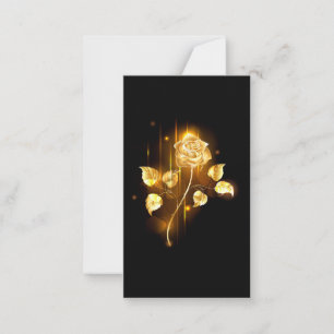 Carte De Correspondance Rose d'or ( rose d'or )