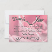 Carte De Correspondance Rose photo Happy Retirement Merci (Devant)