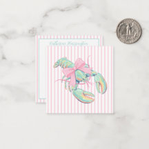 Rose Prépa et Homard à l'aquarelle verte sur rayur