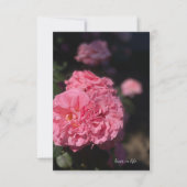 Carte De Correspondance Rose rose complète (Devant)