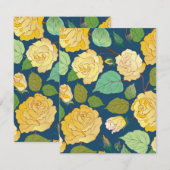 Carte De Correspondance Roses 2 (Devant / Derrière)