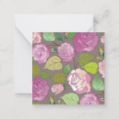 Carte De Correspondance Roses 20 (Dos)