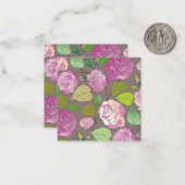 Carte De Correspondance Roses 20 (Devant/Arrière en situation)