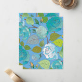Carte De Correspondance Roses 23 (Devant/Arrière en situation)