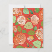 Carte De Correspondance Roses 26 (Dos)