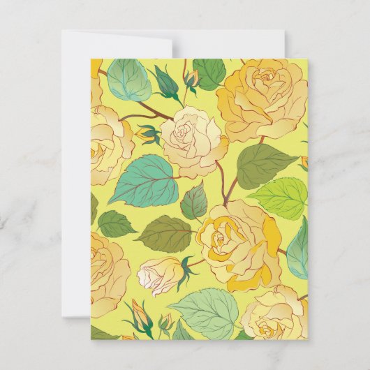 Carte De Correspondance Roses 4 (Devant)