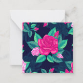 Carte De Correspondance Roses aquarelle 13 (Dos)