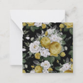 Carte De Correspondance Roses d'aquarelle 8 (Dos)