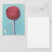 Carte De Correspondance Rouge (Devant / Derrière)