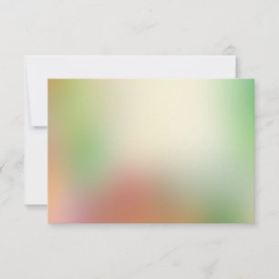 Carte De Correspondance Rouge Jaune Orange Vert Art Moderne Abstrait