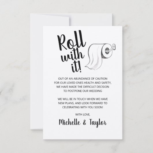 Carte De Correspondance Rouleau mignonne avec elle Rouleau reportée avec e (Devant)