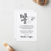 Carte De Correspondance Rouleau mignonne avec elle Rouleau reportée avec e (Devant/Arrière en situation)