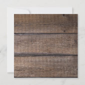 Carte De Correspondance Rustic Barn Wood Sunflower (Dos)