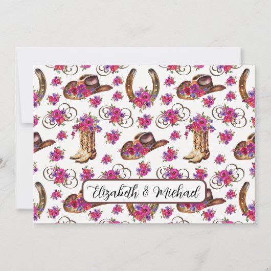Carte De Correspondance Rustic Wedding Note Card (Devant)