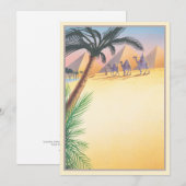 Carte De Correspondance Sables Du Désert © (Devant / Derrière)