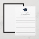 Carte De Correspondance Sagesse typographique de diplômé simple (Devant / Derrière)