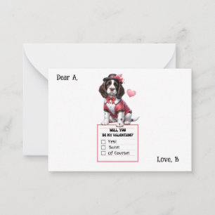 Carte De Correspondance Saint-Hubert anglais personnalisable pour la Saint