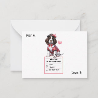 Carte De Correspondance Saint-Hubert anglais personnalisable pour la Saint
