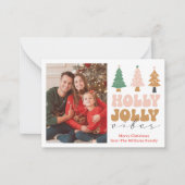 Carte De Correspondance saint jolly vibes rétro noël (Devant)