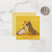 Carte De Correspondance Saint Valentin (Devant/Arrière en situation)