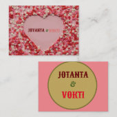 Carte De Correspondance Saint-Valentin (Devant / Derrière)