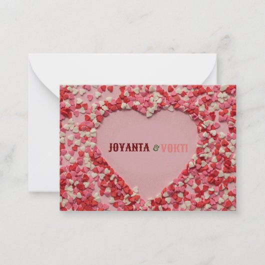 Carte De Correspondance Saint-Valentin (Devant)