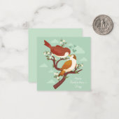 Carte De Correspondance Saint Valentin (Devant/Arrière en situation)