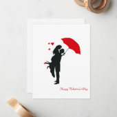 Carte De Correspondance Saint Valentin (Devant/Arrière en situation)