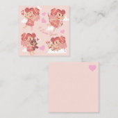 Carte De Correspondance Saint-Valentin mignon (Devant / Derrière)