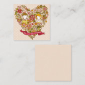 Carte De Correspondance Saint-Valentin mignon (Devant / Derrière)