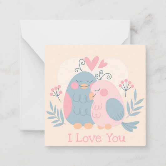 Carte De Correspondance Saint-Valentin mignon (Devant)