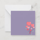 Carte De Correspondance Saint-Valentin mignon (Dos)