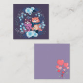 Carte De Correspondance Saint-Valentin mignon (Devant / Derrière)